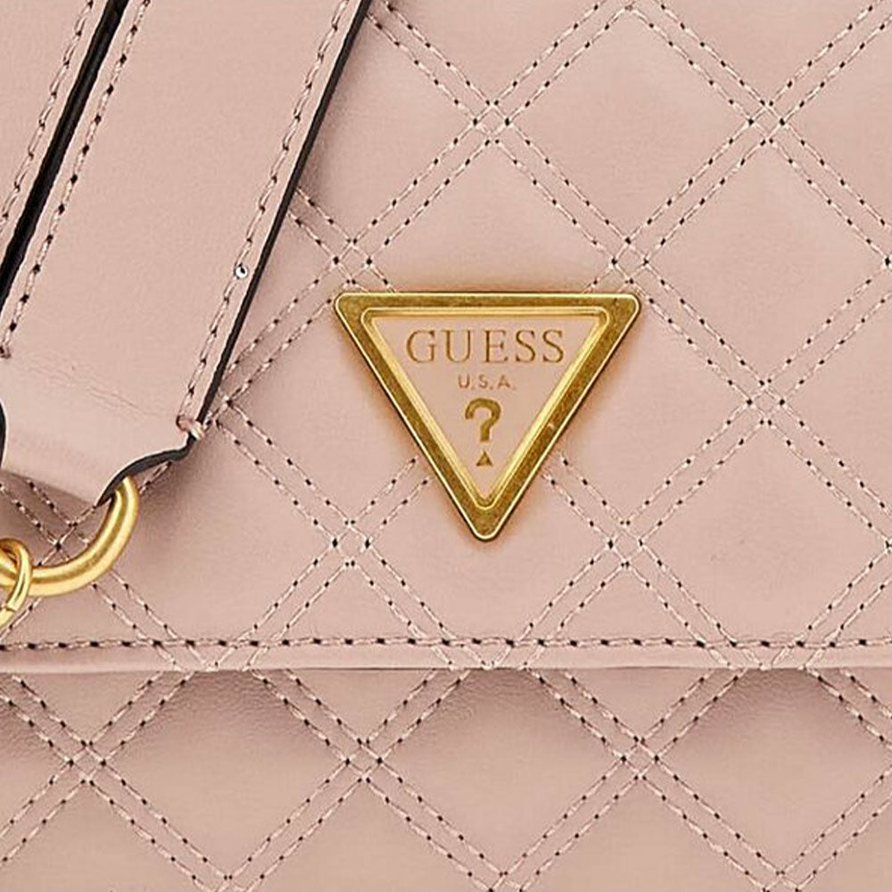 GUESS Damen Umhängetasche Giully Line Farbe Light Rose