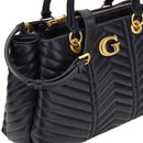 GUESS Damenhandtasche Lovide Line, Schwarz