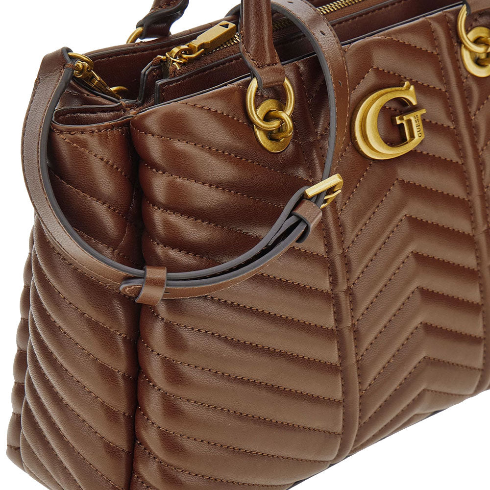 GUESS Damenhandtasche Lovide Line Farbe Merlot