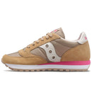 Women's SAUCONY Jazz Original Sneakers in Green and Pink - S1044-639