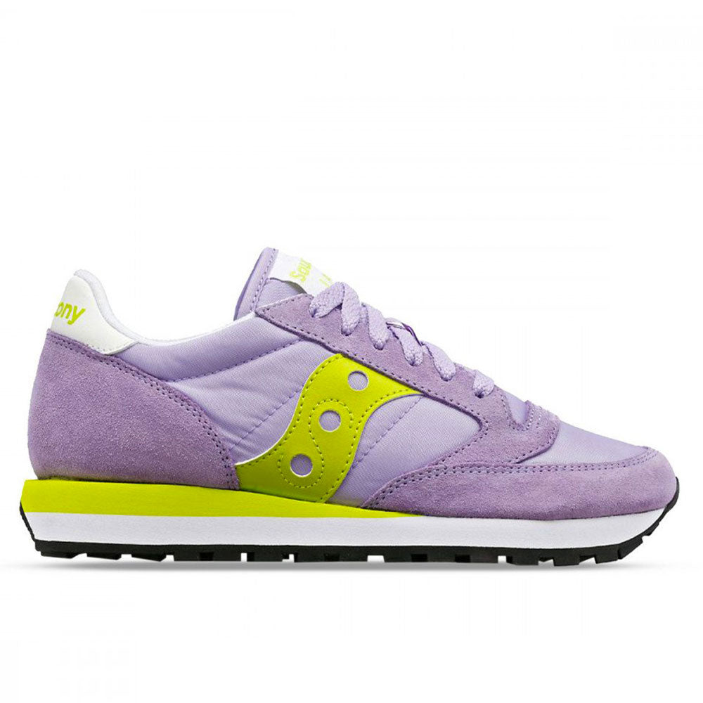 Saucony Damenschuhe Original Violet Jazz Sneakers - Limette