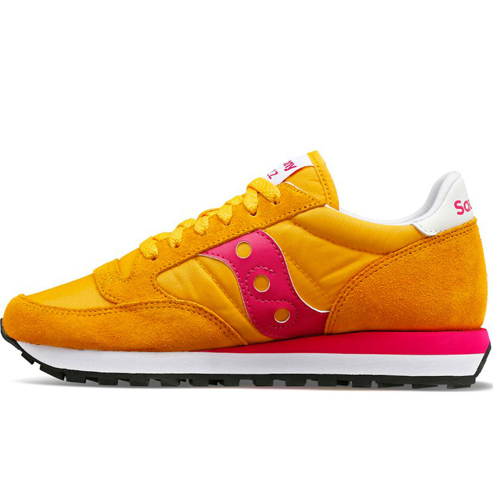 Saucony Damenschuhe Original Jazz Sneakers Orange - Fuchsia