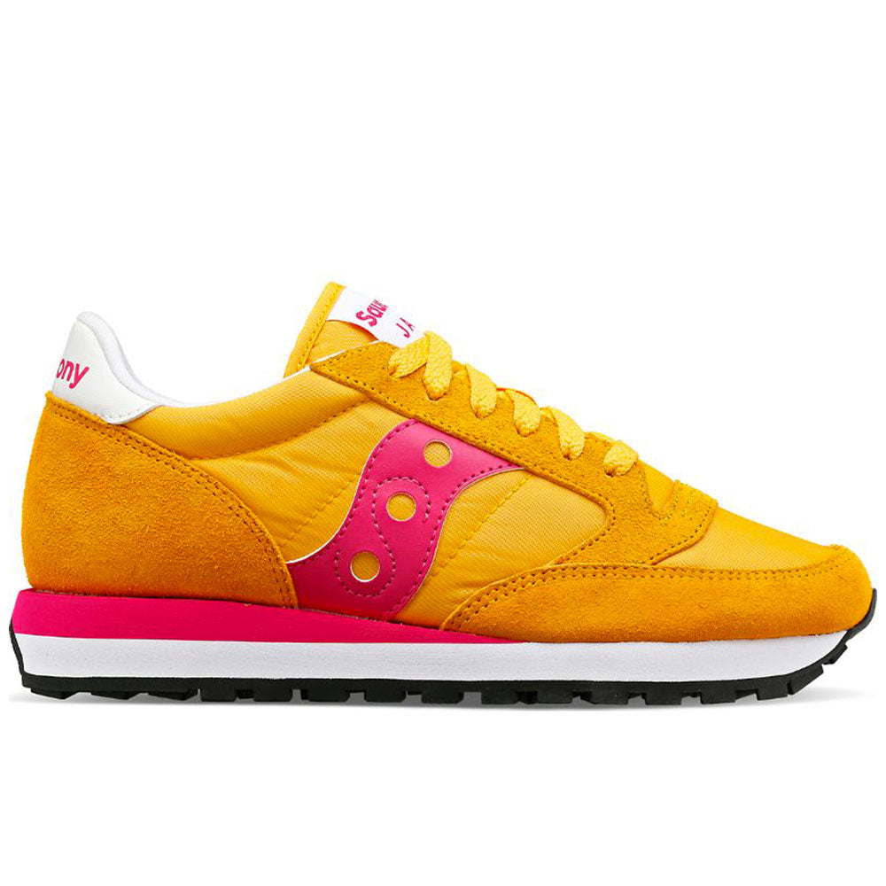 Saucony Damenschuhe Original Jazz Sneakers Orange - Fuchsia