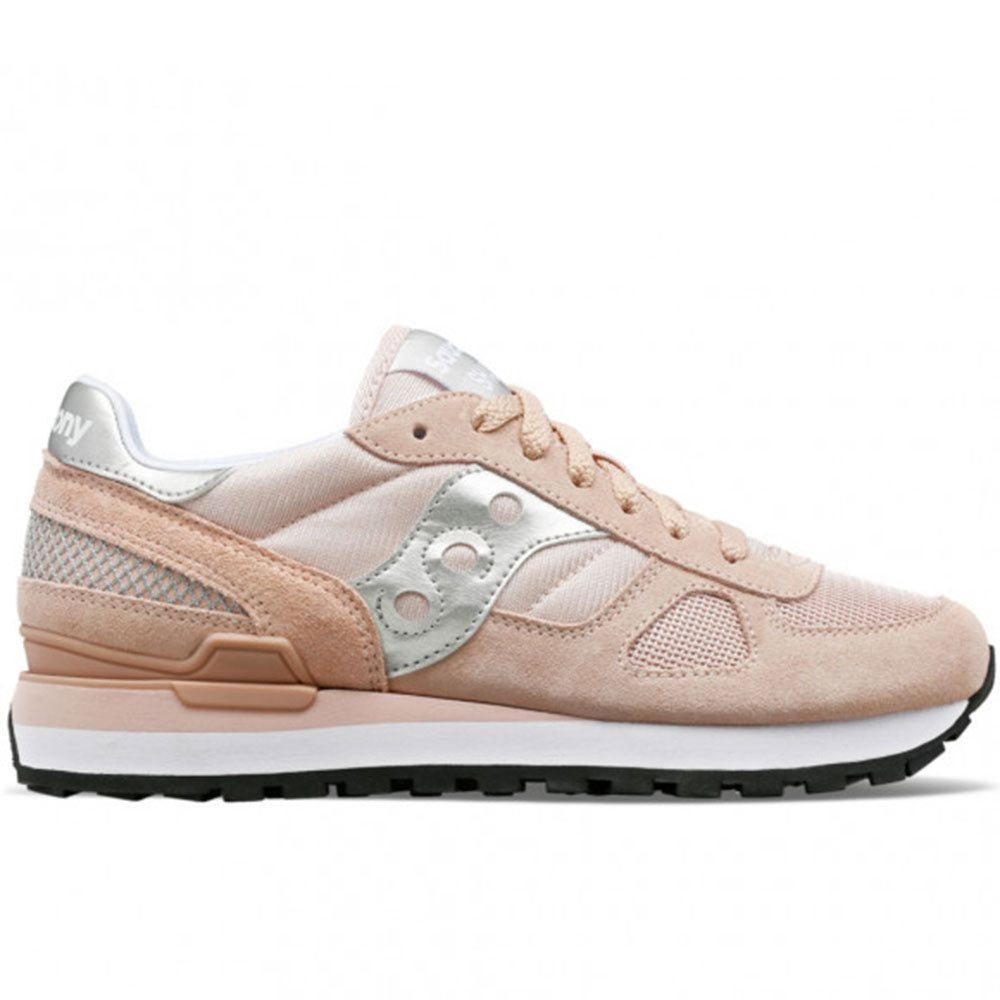 Scarpe Donna Saucony Sneakers Shadow Original Tan Silver a