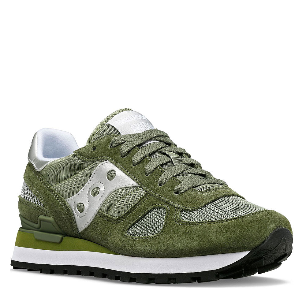 Scarpe Donna Saucony Sneakers Shadow Original Olive - Silver
