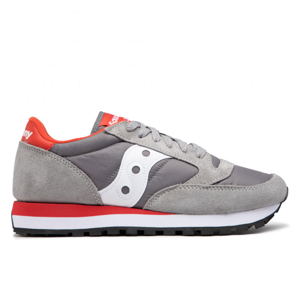 Saucony Herrenschuhe Original Jazz Sneakers Grau - Weiß - Rot