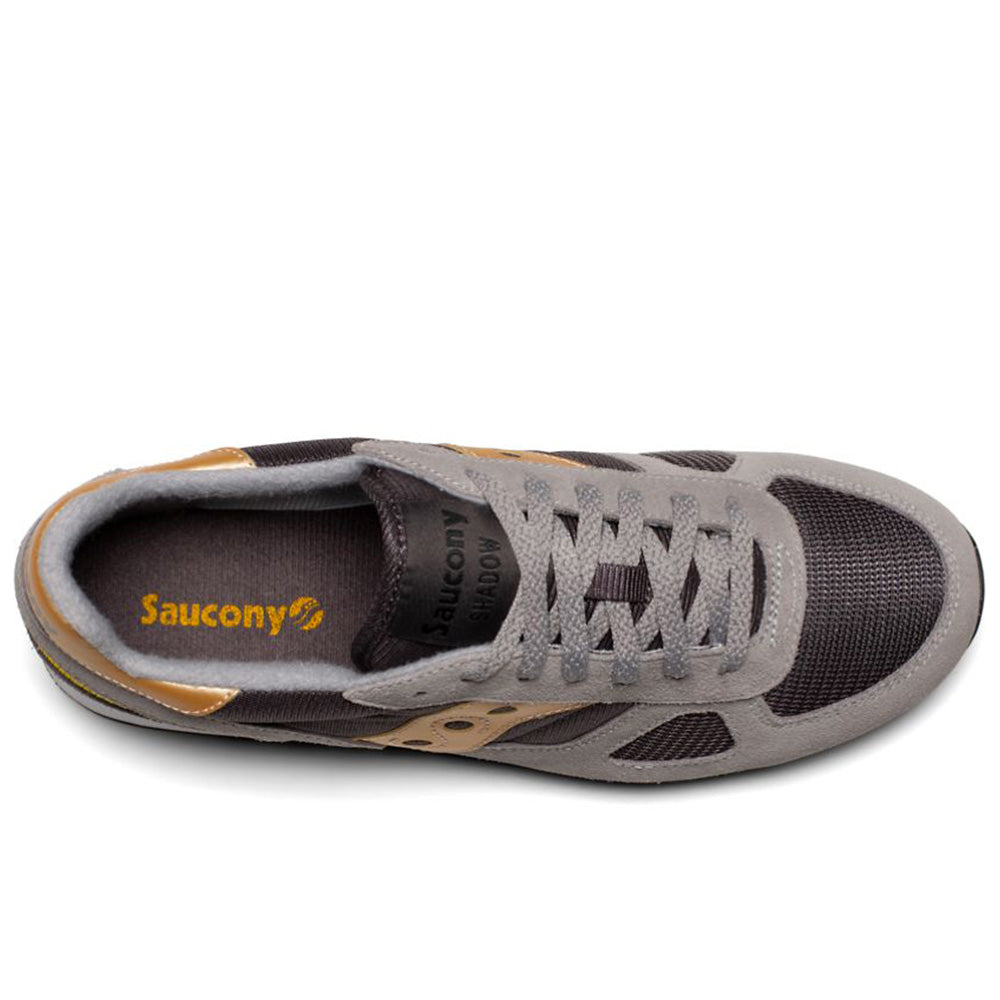 Scarpe Uomo Saucony Sneakers Shadow Original Grey - Yellow