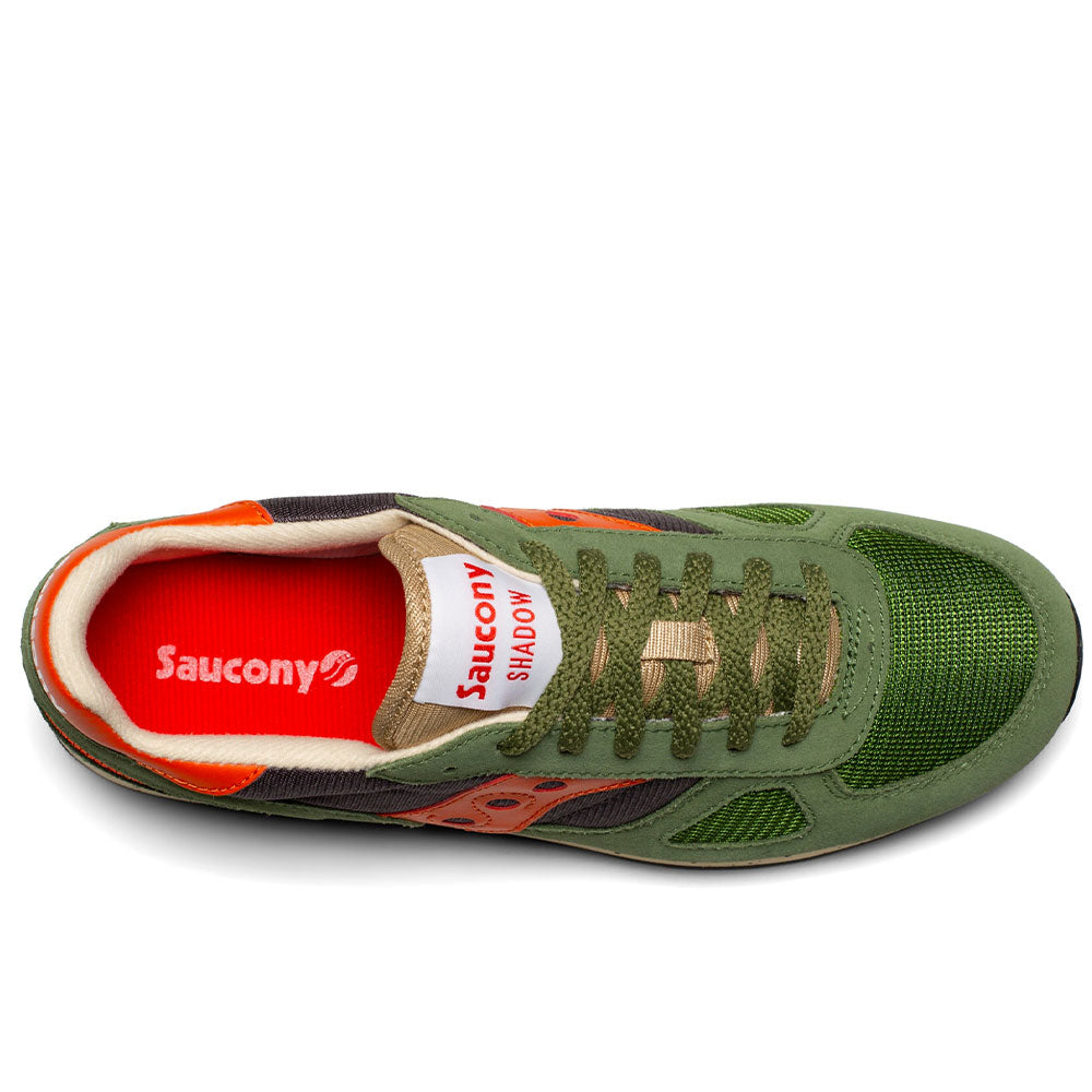 Scarpe Uomo Saucony Sneakers Shadow Original Green - Grey - Orange