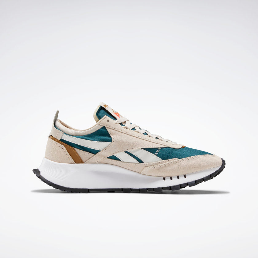 REEBOK Herrenschuhe CL Legacy-Sneaker in Stucco und Grün 