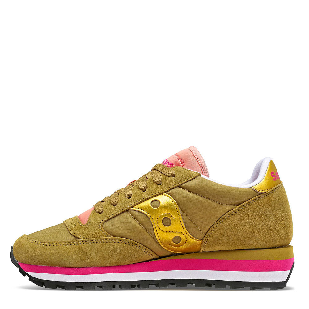 Scarpe Donna Saucony Sneakers Jazz Triple Olive - Gold