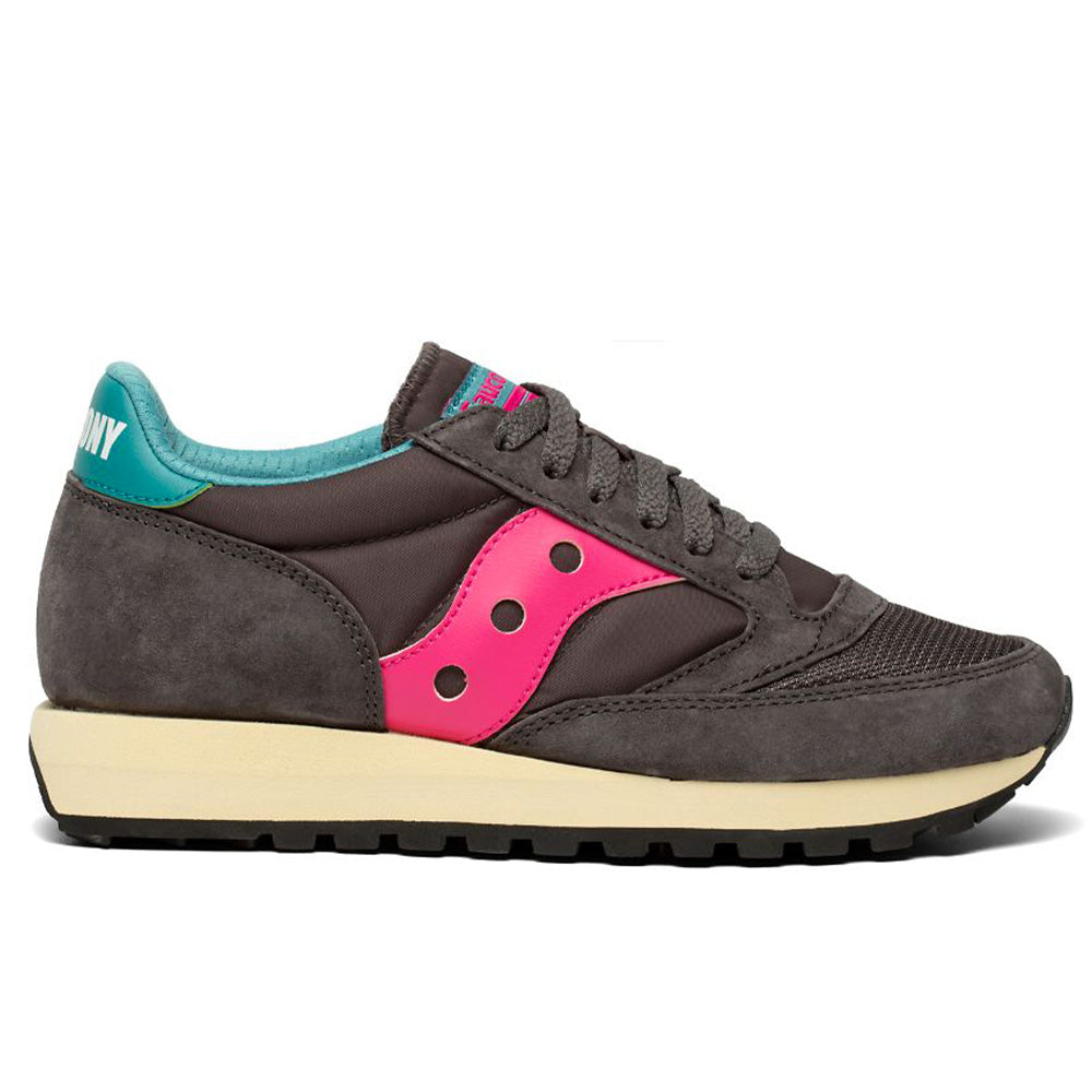 Scarpe Donna Saucony Sneakers Jazz 81 Dark Grey - Pink