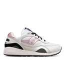 Scarpe Donna Saucony Sneakers Shadow 6000 in Pelle Colore White - Pink