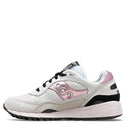 Scarpe Donna Saucony Sneakers Shadow 6000 in Pelle Colore White - Pink