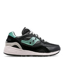 Scarpe Donna Saucony Sneakers Shadow 6000 in Pelle Colore Black - Aquamarine