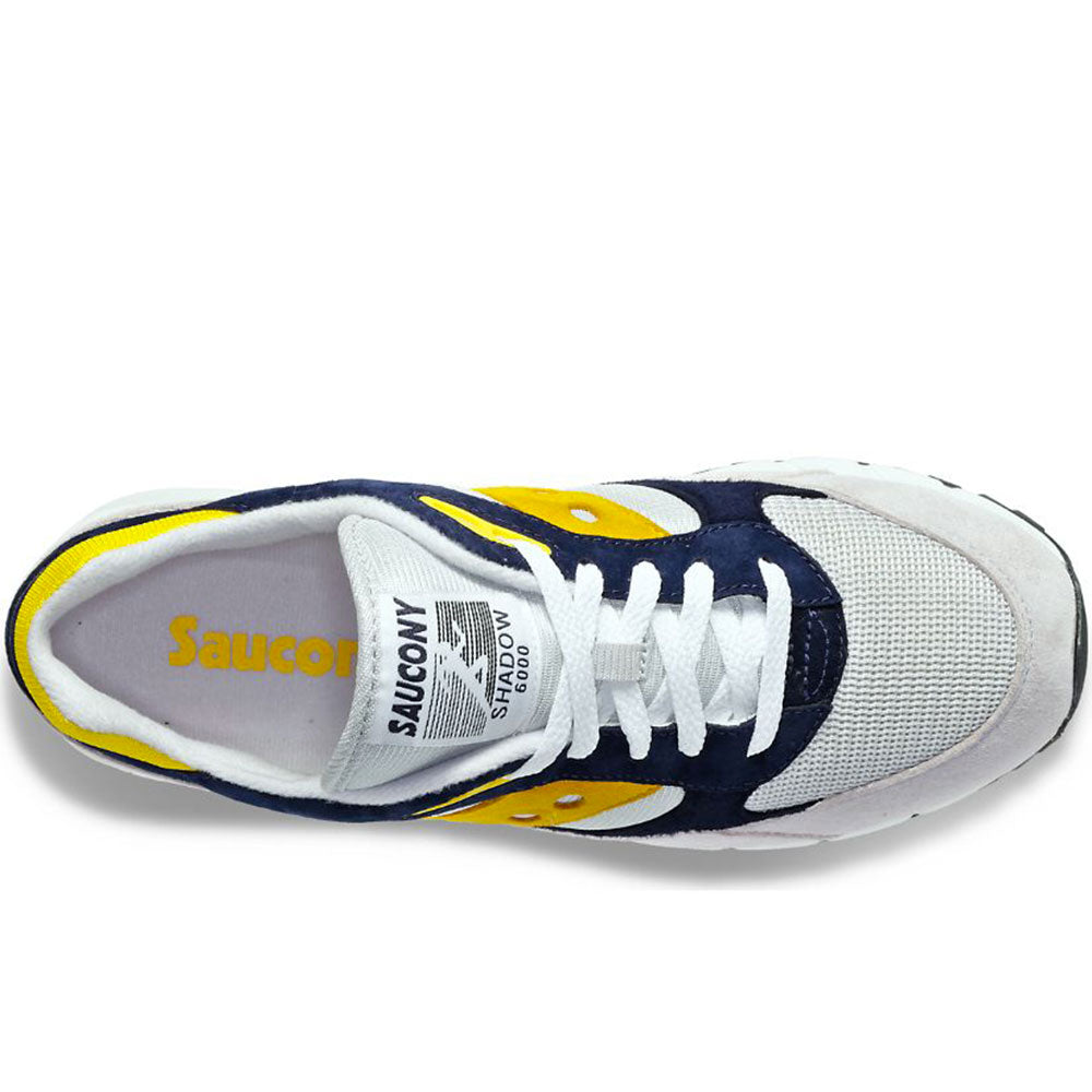 Scarpe Uomo Saucony Sneakers Shadow 6000 Grey - Blue - Yellow