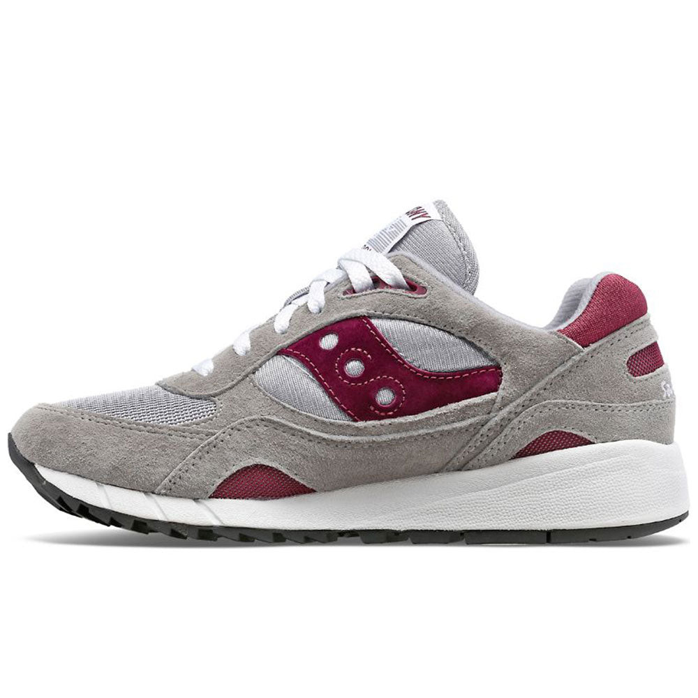 Scarpe Uomo Saucony Sneakers Shadow 6000 Grey - Red