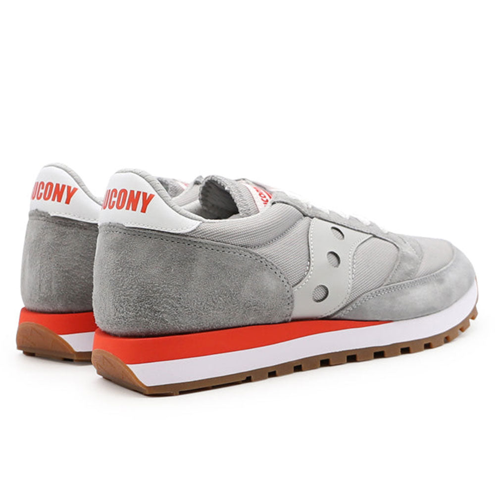 Saucony Herrenschuhe Sneakers Jazz 81 Grau - Rot