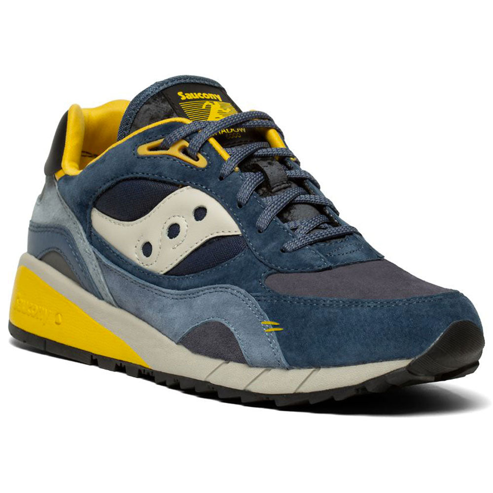 Scarpe Uomo Saucony Sneakers Shadow 6000 Destination Unknown Navy - Yellow