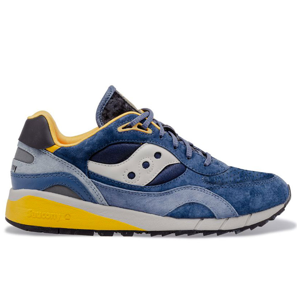 Scarpe Uomo Saucony Sneakers Shadow 6000 Destination Unknown Navy - Yellow