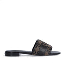 Ciabatta Flat Donna LIU JO Astra 25 con Logo Monogram Nero