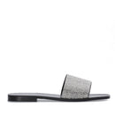 Ciabatta Flat Donna LIU JO Saba 04 con Strass Nera