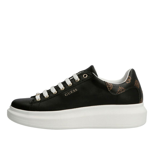 Salerno Sneakers Cuoio Scarpe Donna GUESS Sneakers Di Colore Nero