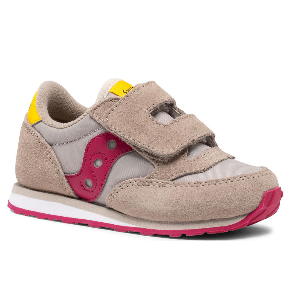 Scarpe Bambina Saucony Baby Jazz HL Taupe - Burgundy