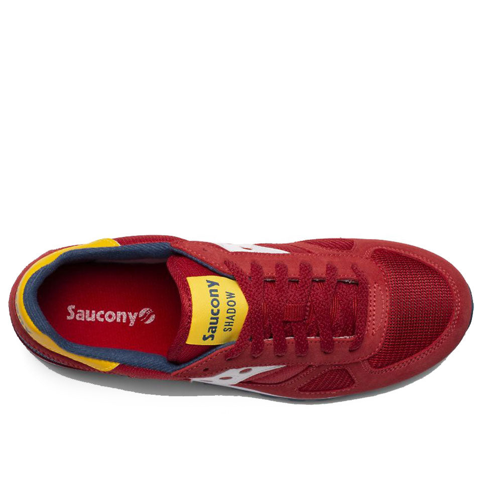 Scarpe Uomo Saucony Sneakers Shadow Original Red - Yellow - Blue