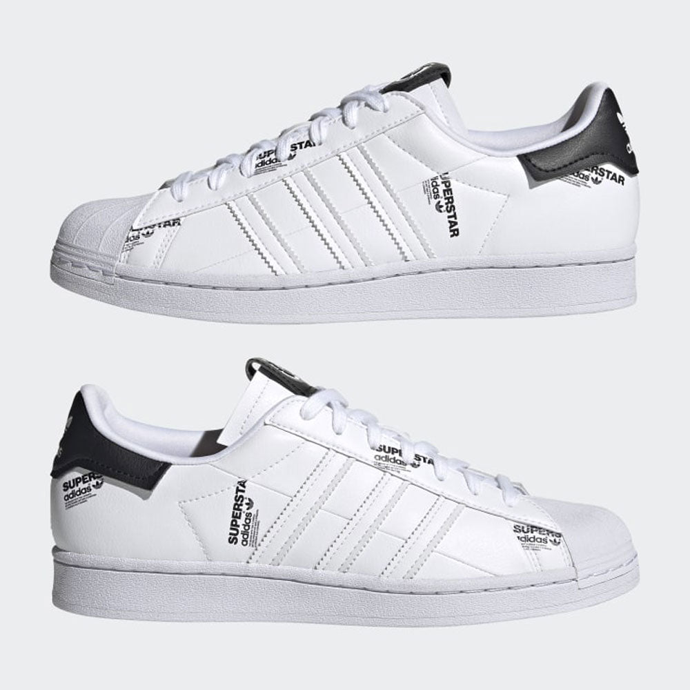Adidas superstar 2025 con scritte