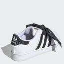 Scarpe Bambina ADIDAS Sneakers linea Superstar C colore Bianco e Nero con Fiocco a Pois