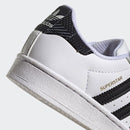 Scarpe Bambina ADIDAS Sneakers linea Superstar C colore Bianco e Nero con Fiocco a Pois