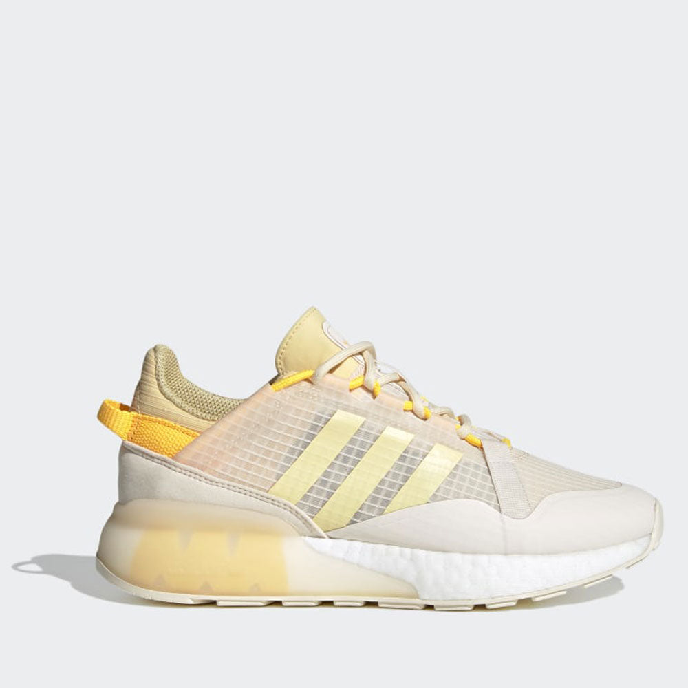Scarpe Donna ADIDAS Sneakers linea ZX 2K Boost Pure W colore Bianco Giallo e Arancione