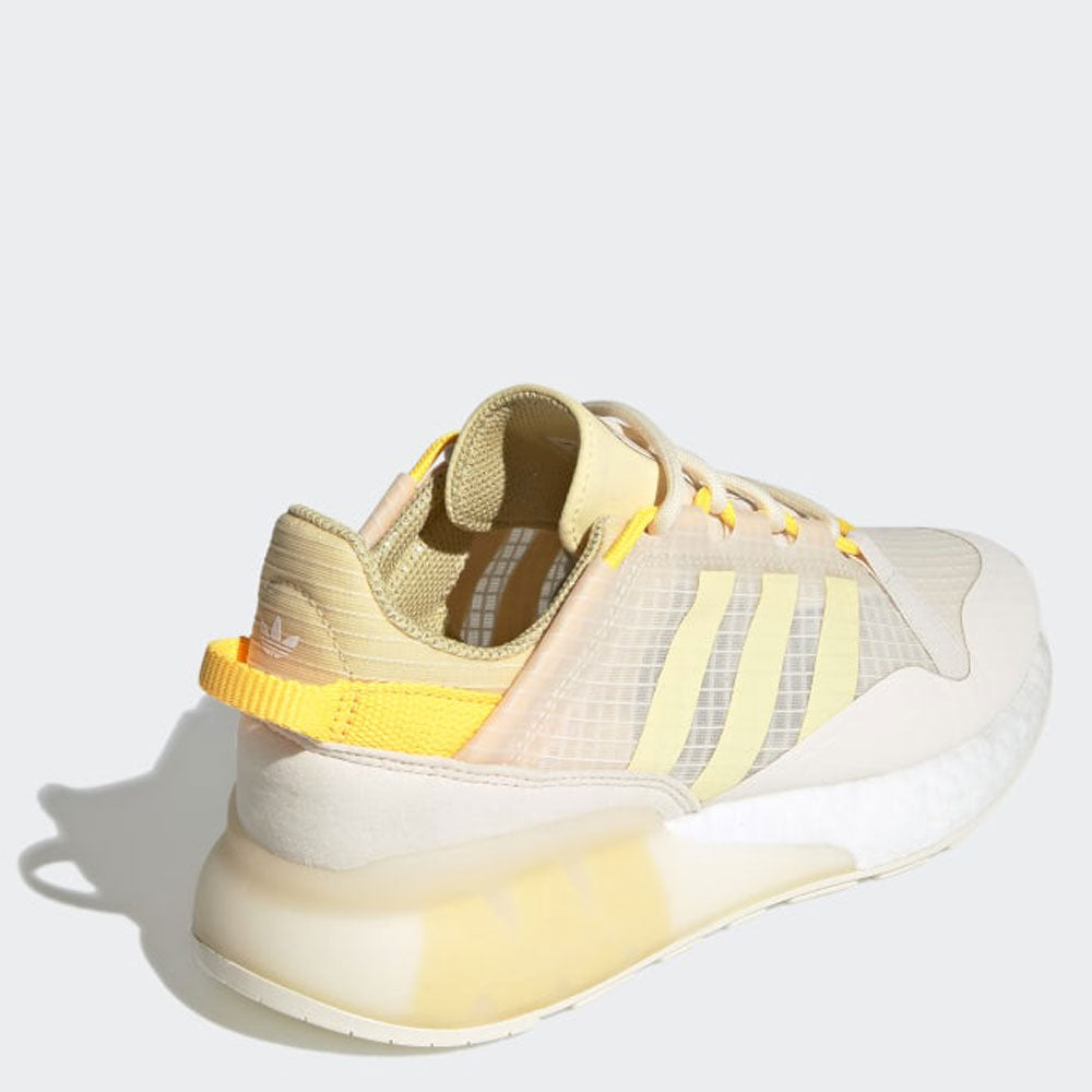 Scarpe Donna ADIDAS Sneakers linea ZX 2K Boost Pure W colore Bianco Giallo e Arancione