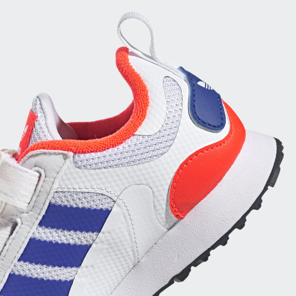 Scarpe Bambino ADIDAS Sneakers linea ZX 700 HD colore Bianco Blu e Rosso a sconto Cuoieriashop