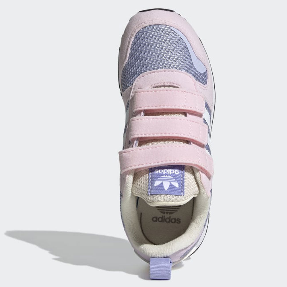 Scarpe Bambino ADIDAS Sneakers linea ZX 700 HD colore Rosa e Lilla a sconto Cuoieriashop