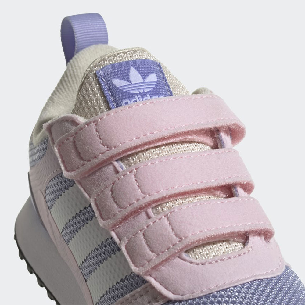 Scarpe Bambino ADIDAS Sneakers linea ZX 700 HD colore Rosa e Lilla a sconto Cuoieriashop