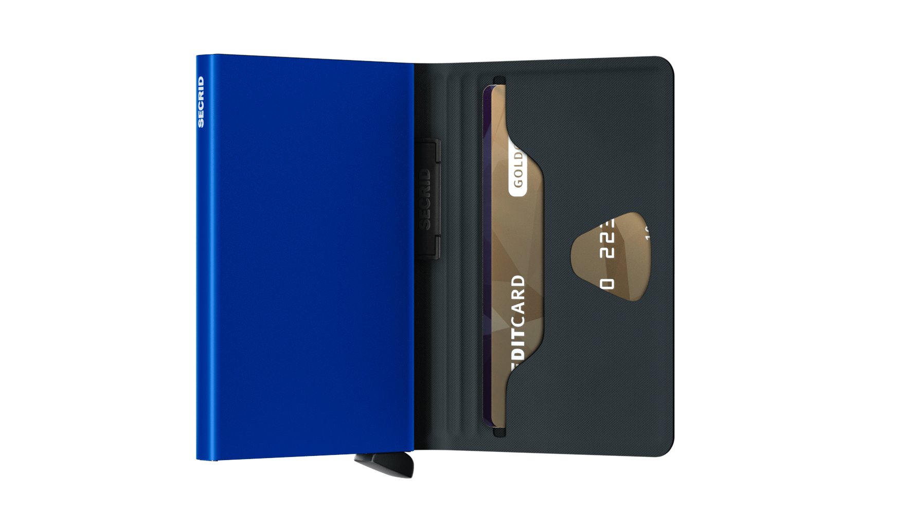 Porta Carte SECRID linea TPU color Black Cobalt con RFID