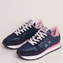 Scarpe Donna Sun68 Sneakers Ally Thin Glitter Colore Navy Blue