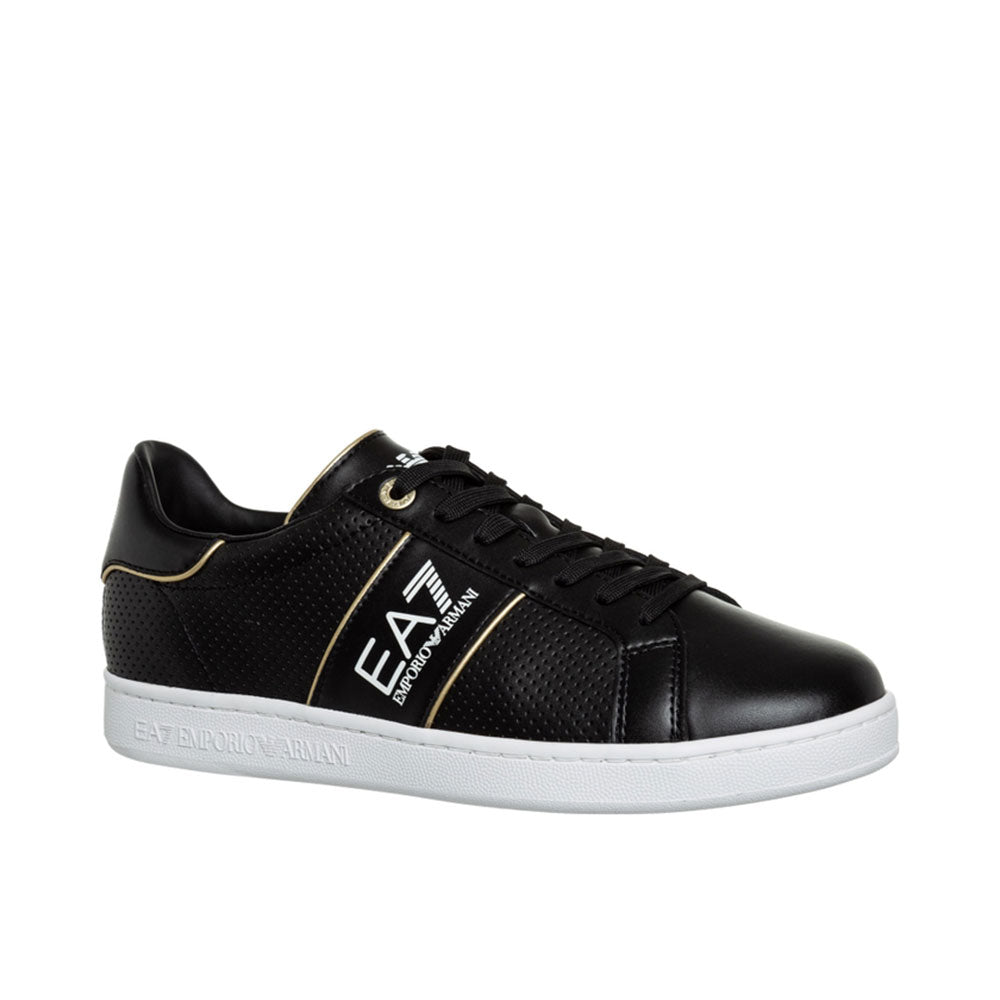 Unisex-Schuhe EA7 Emporio Armani Sneakers Farbe Schwarz - Gold