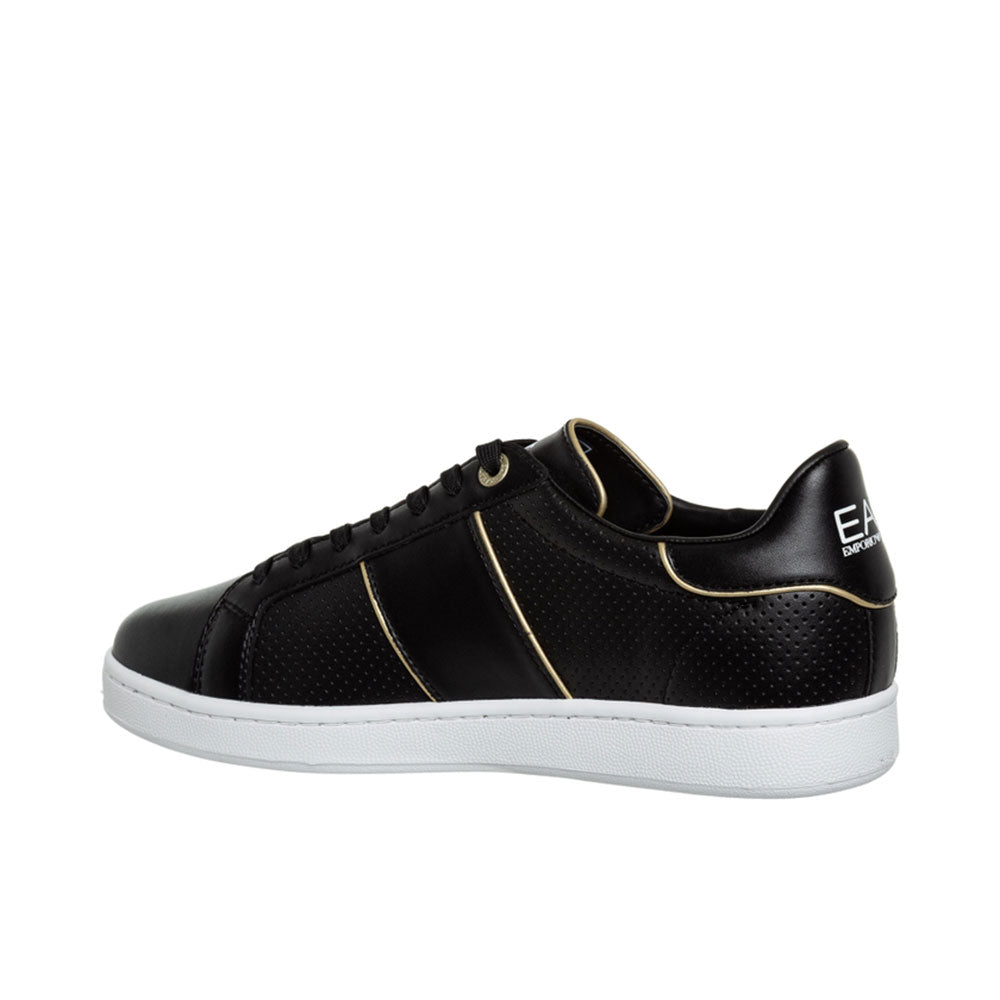 Unisex-Schuhe EA7 Emporio Armani Sneakers Farbe Schwarz - Gold