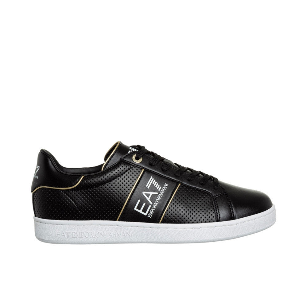 Unisex-Schuhe EA7 Emporio Armani Sneakers Farbe Schwarz - Gold