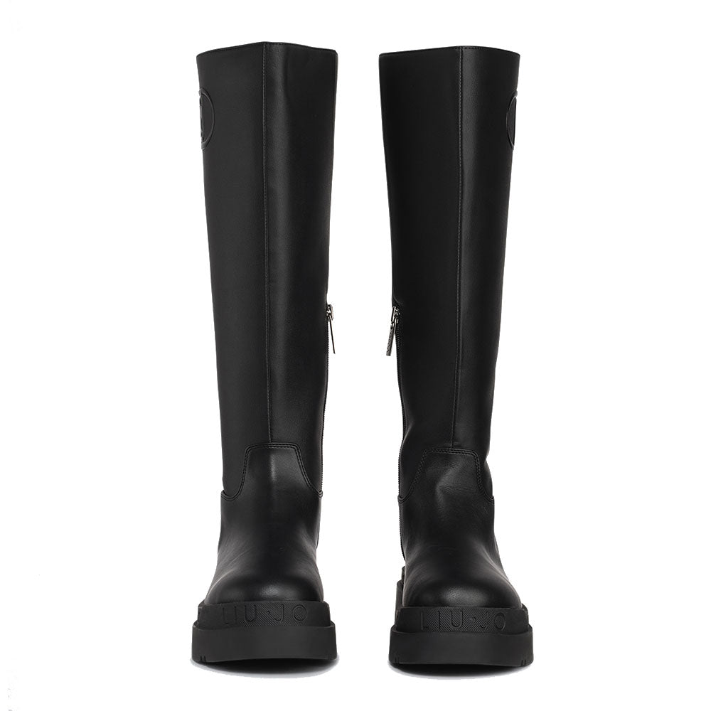 Stivali neri sopra il ginocchio con tacco 9,5 cm - Primadonna Collection Stivali neri sopra il ginocchio con tacco 9,5 cm - Primadonna Collection