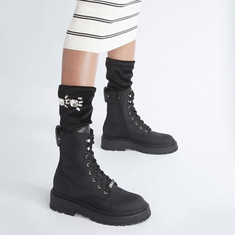 Liu Jo Anfibi Scarpe Ragazza Scarpe Donna LIU JO Rumi 05 Anfibi In