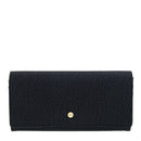 Portafoglio Donna Large con Bottone BORBONESE in Nylon Riciclato linea Jet Op Nero