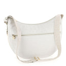 Borsa a Tracolla BORBONESE Luna Bag Middle linea Jet Op in Tessuto Color Ghiaccio