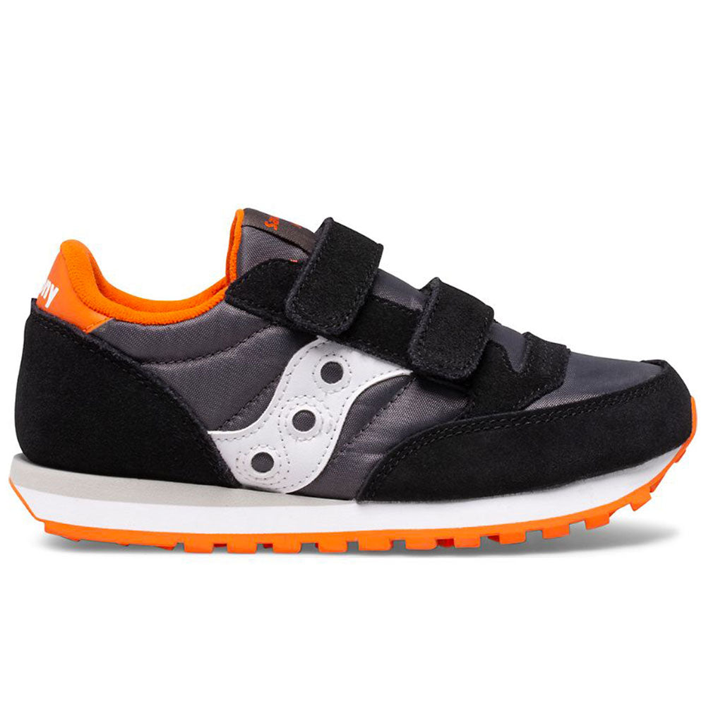 Scarpe Bambino Saucony Sneakers Jazz Double Hook & Look Kids Black - Grey - Orange