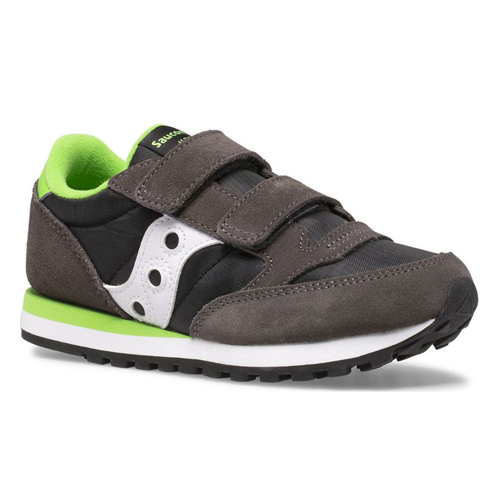 Scarpe Bambino Saucony Sneakers Jazz Double Hook and Look Kids Grey - Black - Green