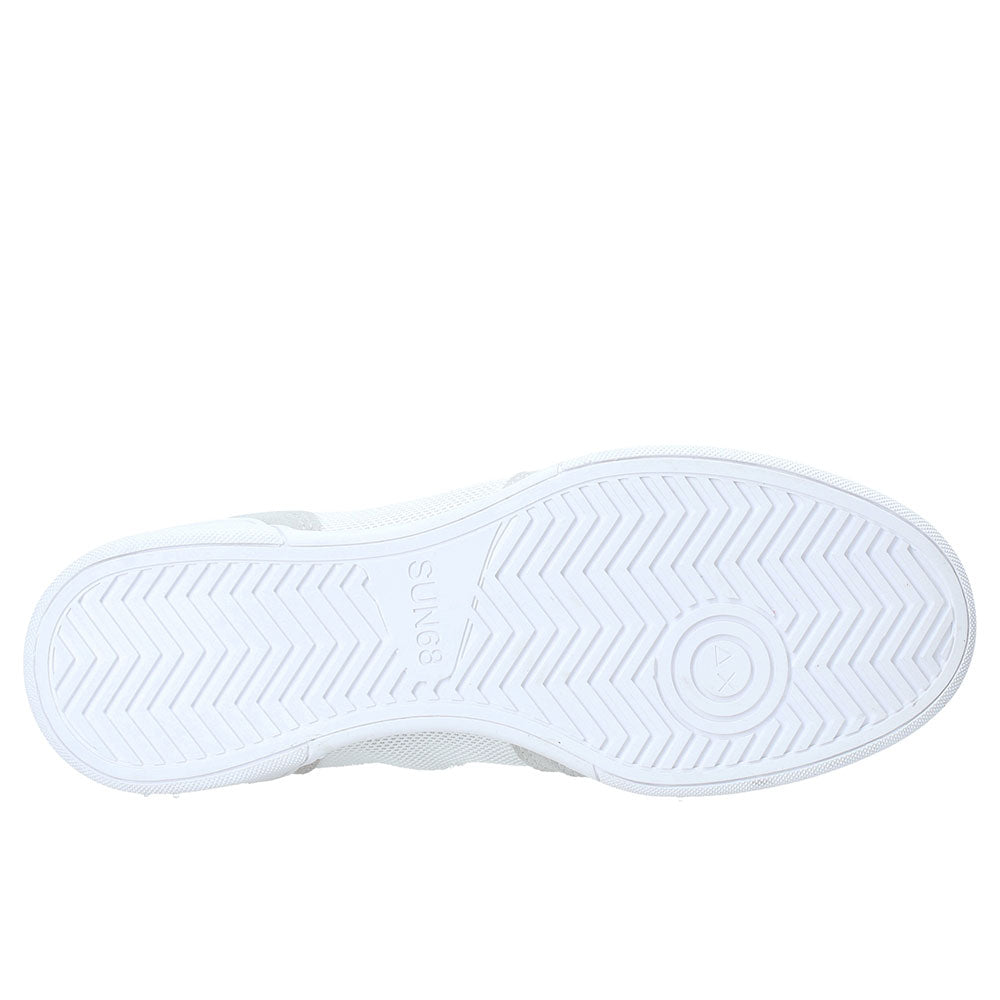 Scarpe Uomo SUN 68 Sneakers Skate Bianco