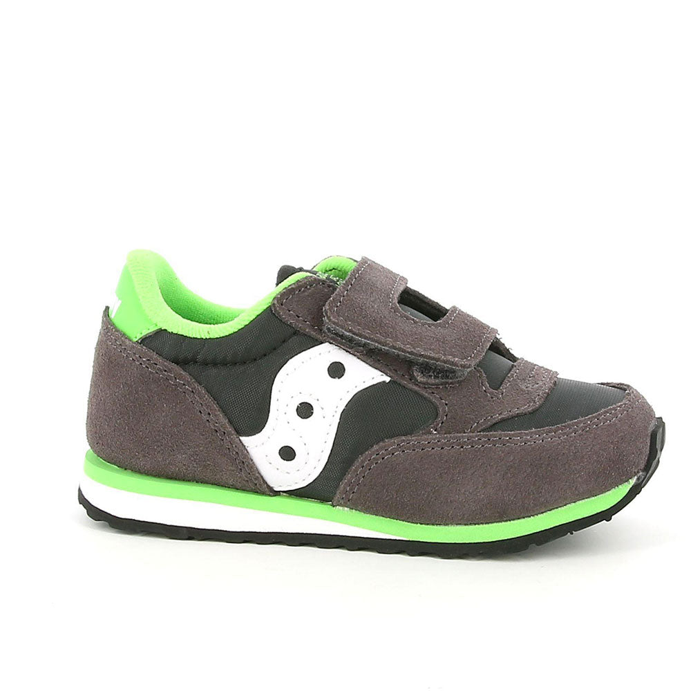 Scarpe Bambino Saucony Baby Jazz HL Grey - Black - Green