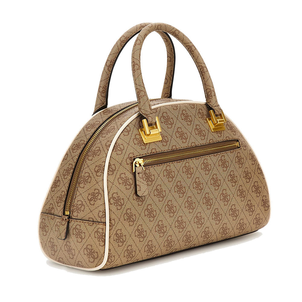 GUESS Damenhandtasche Mildred Line Milchfarbenes Logo